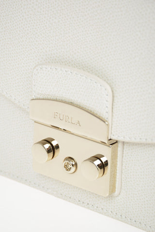 Leather METROPOLIS Bag with Removable Shoulder Chain 