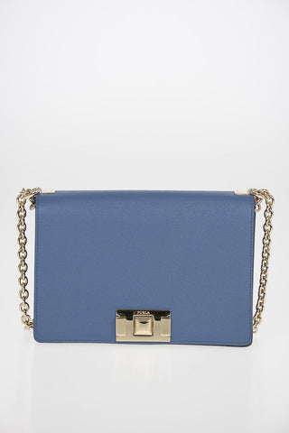 Leather MIMI’ Bag with Shoulder Chain