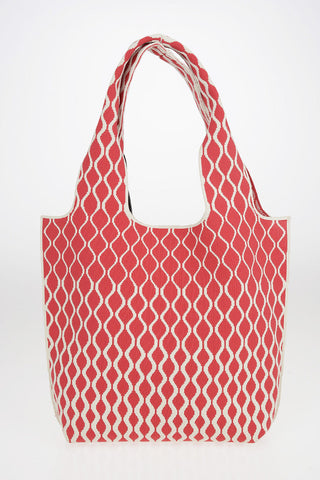 Borsa Tote in Tessuto Jacquard