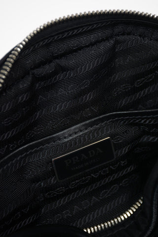 Mini Bowling Bag With Removable Shoulder Strap and Leather Details