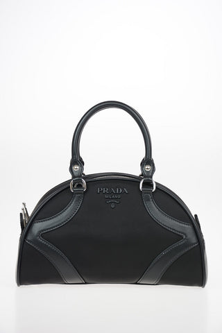 Bowling Bag With Removable Shoulder Strap and Leather Details