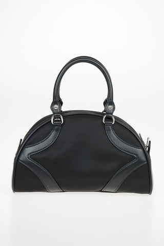 Bowling Bag With Removable Shoulder Strap and Leather Details