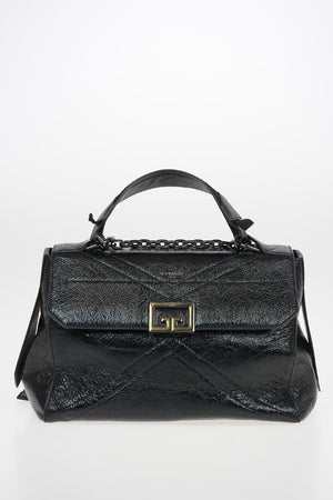 Coated Leather ID MEDIUM Top Handle Bag with Shoulder Strap