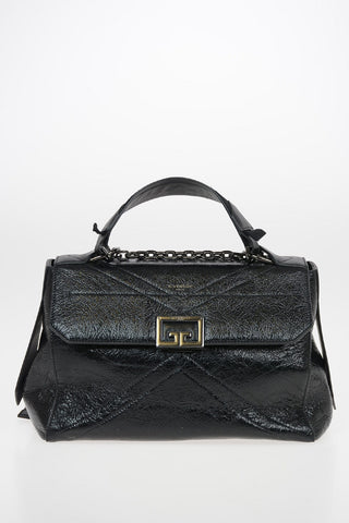 Coated Leather ID MEDIUM Top Handle Bag with Shoulder Strap