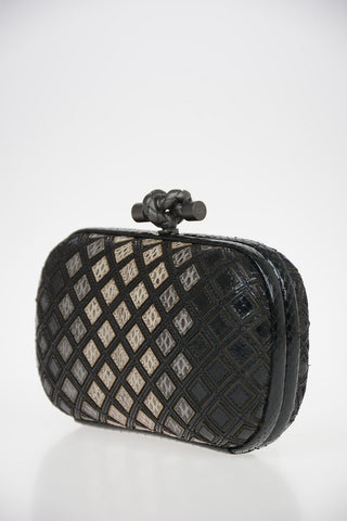 Leather Elaphe KNOT Clutch 