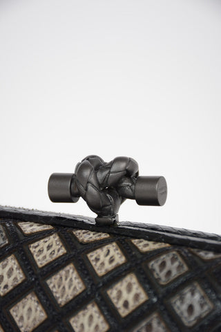 Leather Elaphe KNOT Clutch 