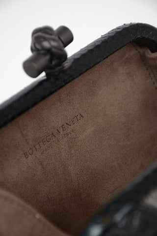 Leather Elaphe KNOT Clutch 