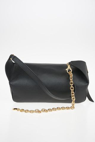 Leather ISOLA ONYX Bum Bag With Chain Detail