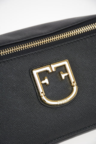 Leather ISOLA ONYX Bum Bag With Chain Detail