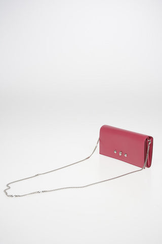 Leather SKULL Wallet with Removable Shoulder Chain
