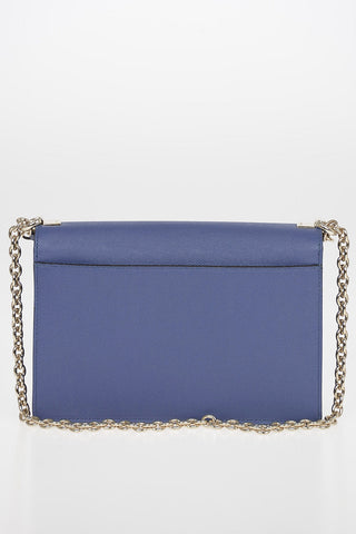 Leather MIMI' Shoulder Bag with Chain