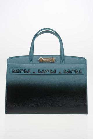 Textured Leather Tote Bag with Removable Shoulder Strap