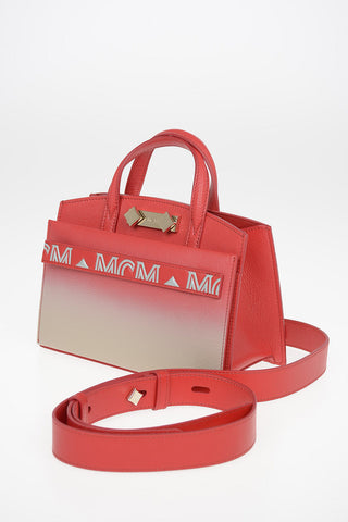 Leather Mini Top Handle MILANO Bag With Removable Shoulder Strap 