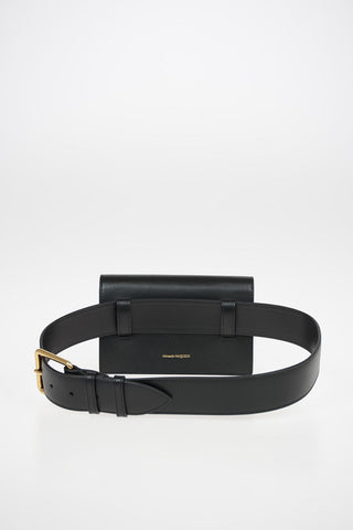 Leather SKULL Belt Bag With Removable Shoulder Strap