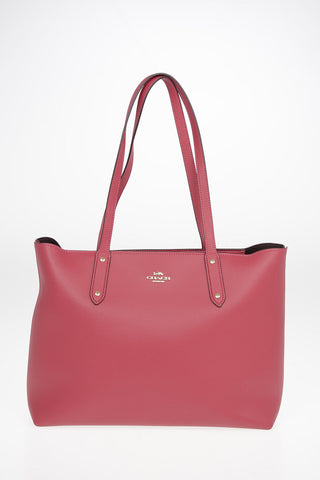 Leather PBBI CEN Bag with Zip Closure
