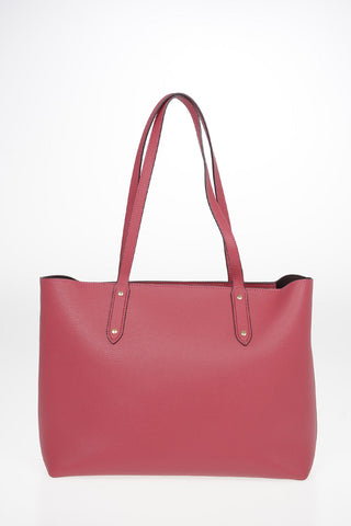 Leather PBBI CEN Bag with Zip Closure