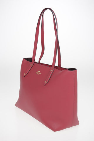 Leather PBBI CEN Bag with Zip Closure
