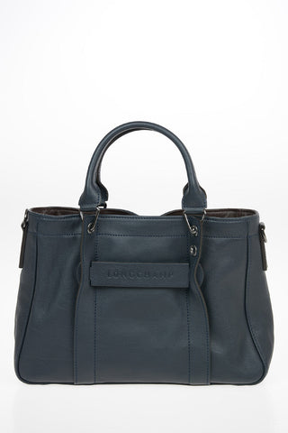 Leather Tote Bag with Removable Shoulder Strap 
