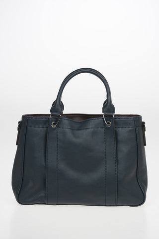 Leather Tote Bag with Removable Shoulder Strap 