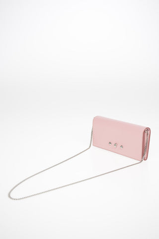 Leather SKULL Wallet with Removable Shoulder Chain