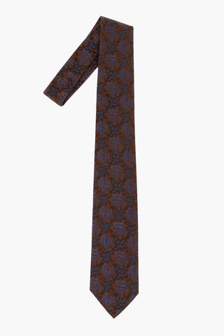 paisley silk Tie