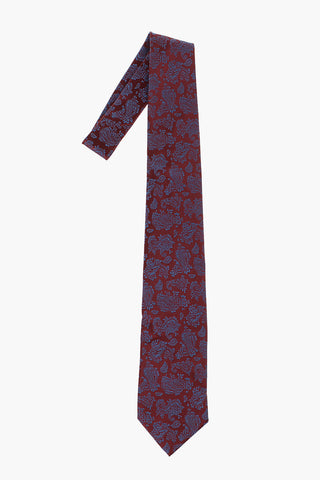 paisley silk Tie