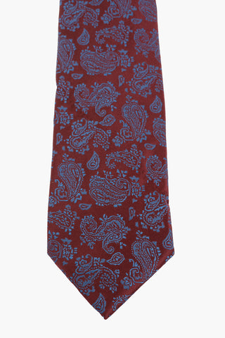 paisley silk Tie