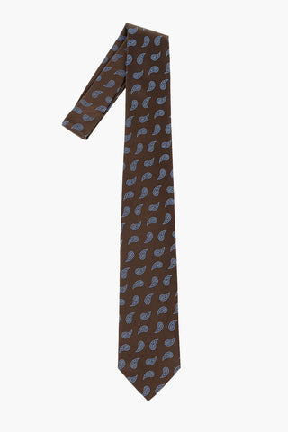 paisley silk Tie