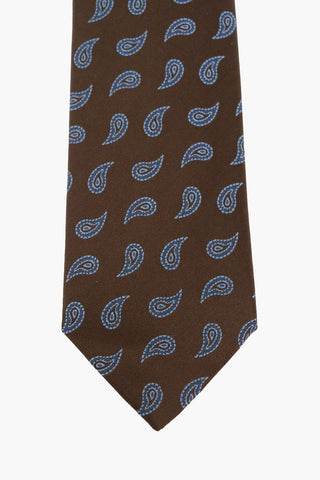 paisley silk Tie