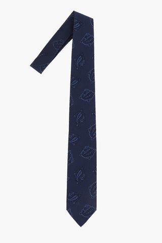 paisley silk Tie