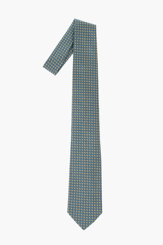 Rhombus-Print Tie