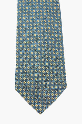 Rhombus-Print Tie