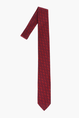 paisley silk Tie