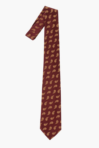 paisley silk Tie