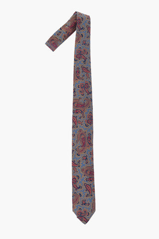 paisley silk Tie