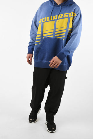 Tie Dye -Print hoodie sweatshirt