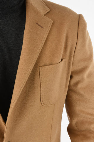 Z ZEGNA Wool and Cashmere 2-button TURATI chesterfield coat
