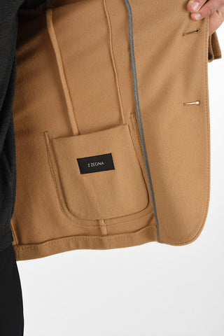 Z ZEGNA cappotto chesterfield TURATI in Lana E cashmere 2 bottoni