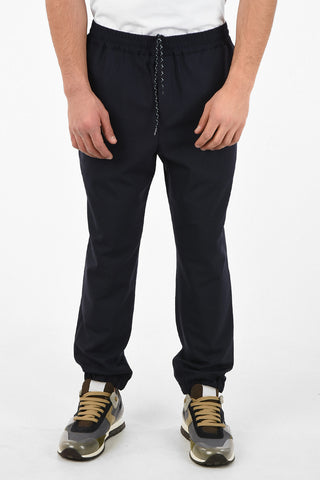 drawstring waist jogger pants