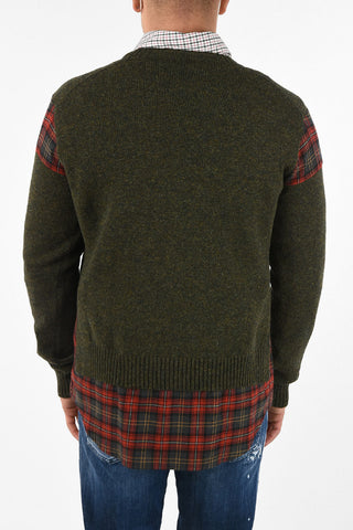 wool crew-neck sweater