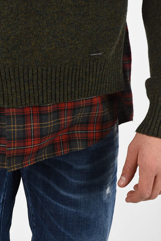 wool crew-neck sweater