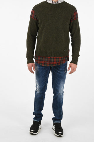 wool crew-neck sweater