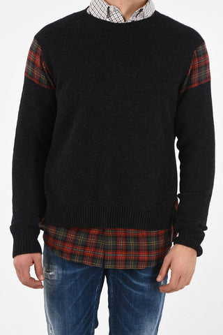 wool crew-neck sweater