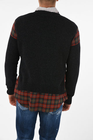 wool crew-neck sweater