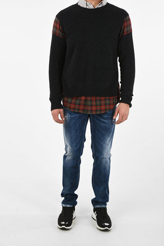 wool crew-neck sweater