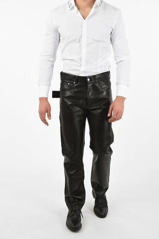 pantalone in pelle
