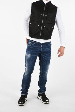 full zip sleeveless jacket