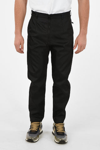 Technical Fabric Pants With Zip Ankle