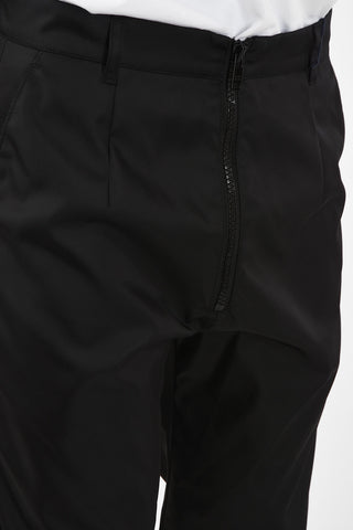 Technical Fabric Pants With Zip Ankle