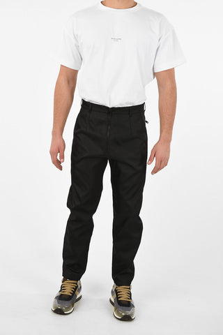 Technical Fabric Pants With Zip Ankle